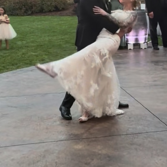 Wedding wedge heels - Picture 7 of 8